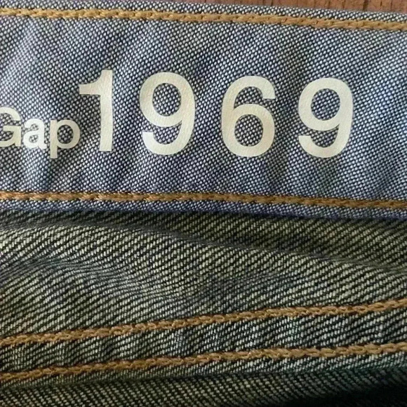 GAP women’s wide leg denim jeans curvy sz 26/2R low rise in like new condition - Picture 7 of 7